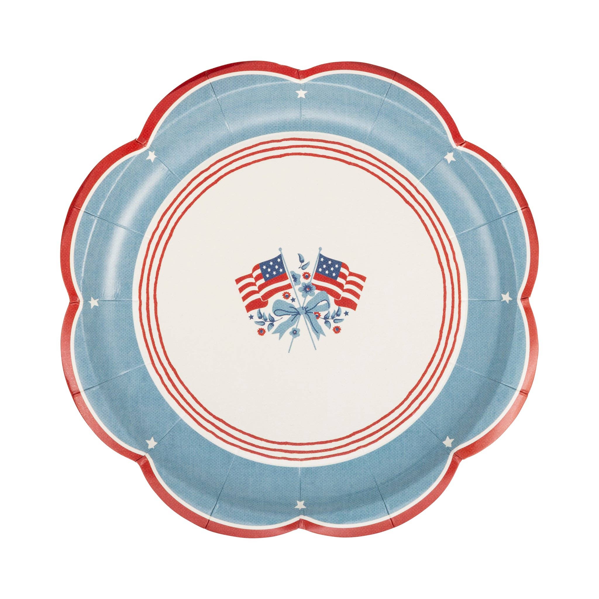 Flag Paper Plate