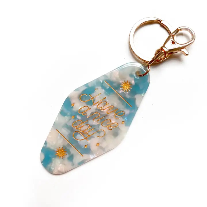 Zodiac Motel Key Chain
