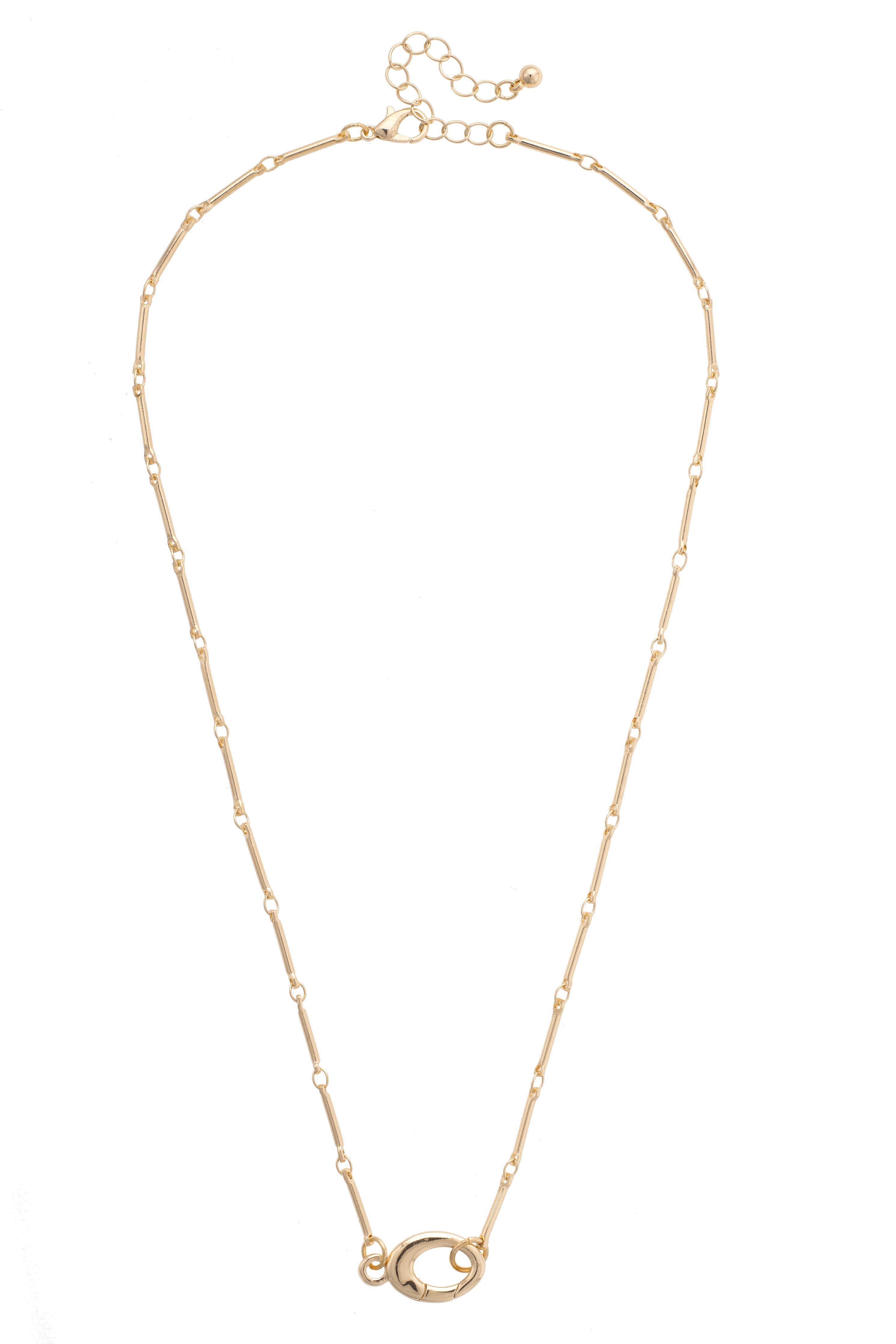 Dolly Delicate Link Charm Necklace Base