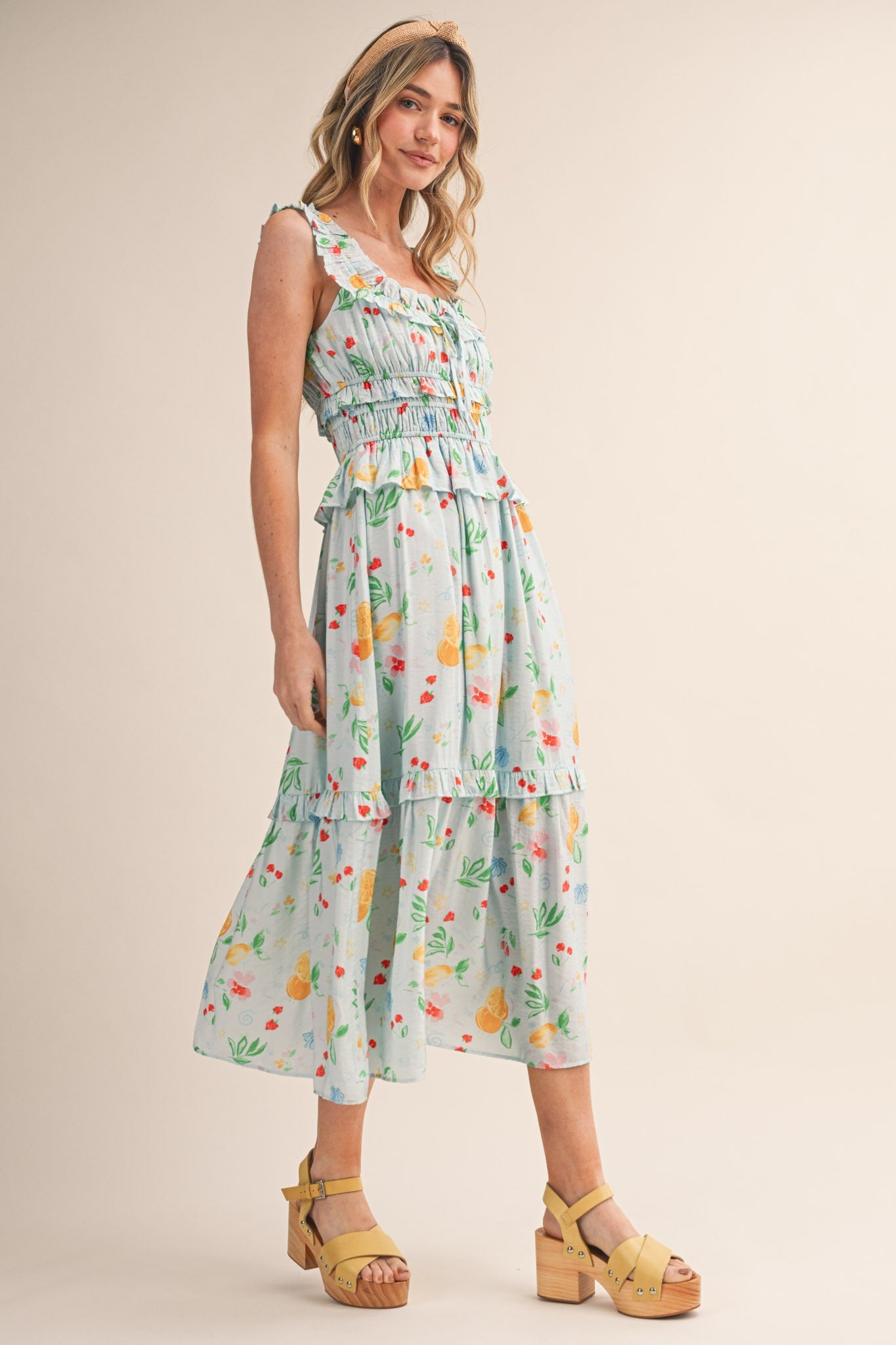 The Citrus Midi Dress