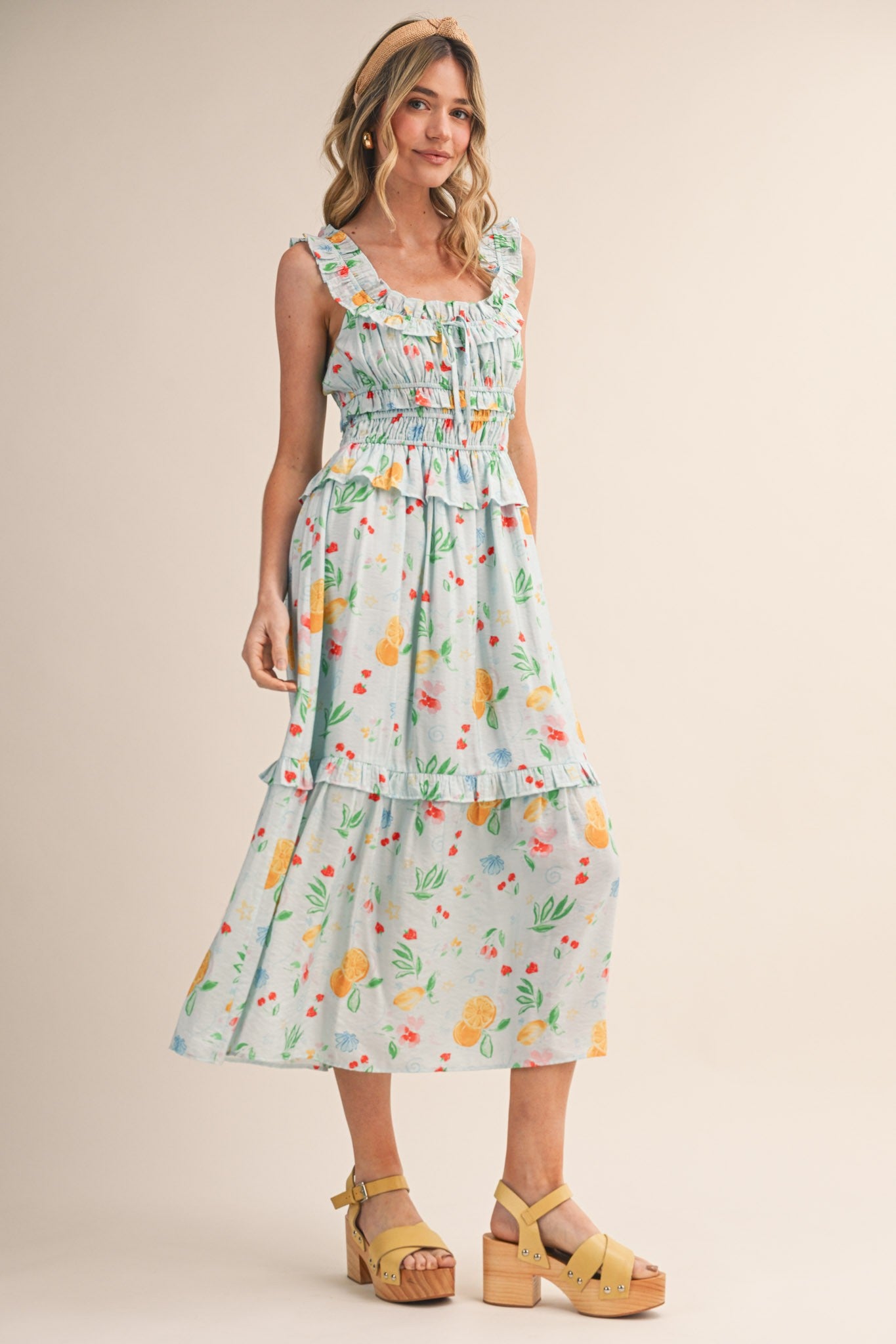 The Citrus Midi Dress