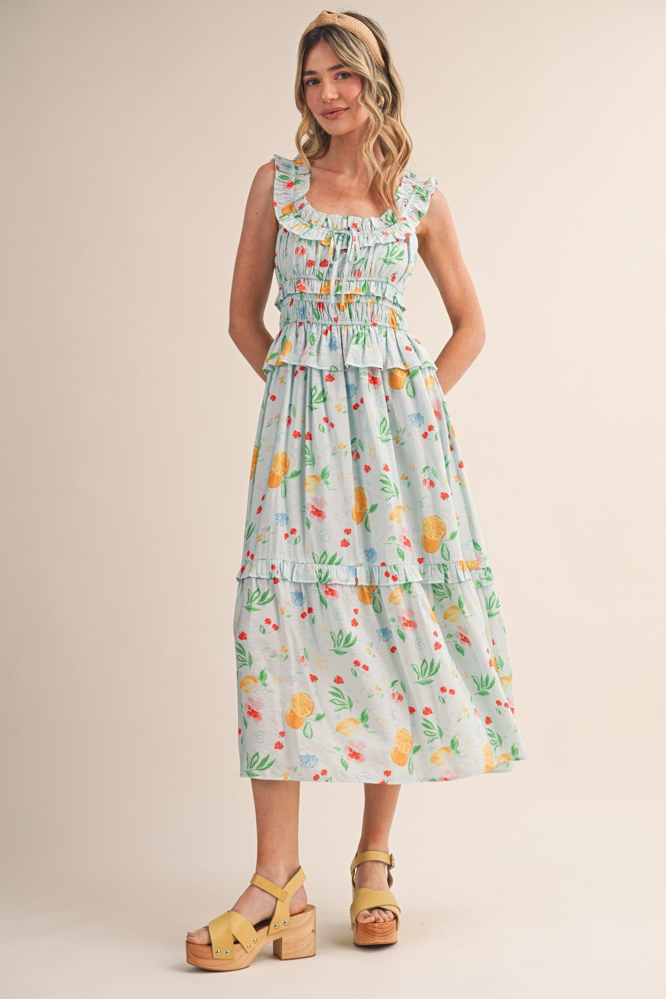 The Citrus Midi Dress