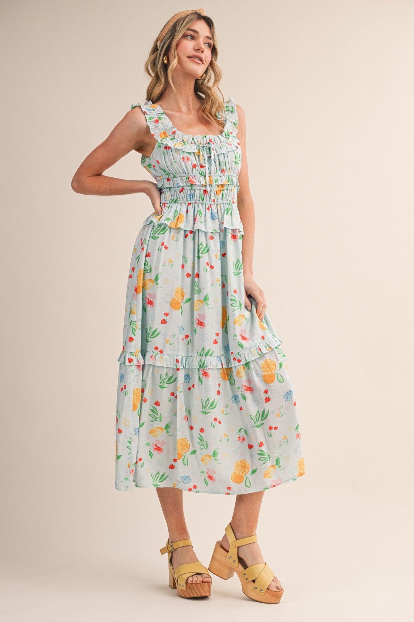 The Citrus Midi Dress