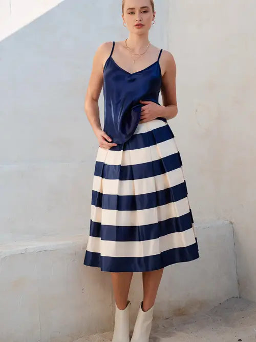 The Skylar Striped Skirt