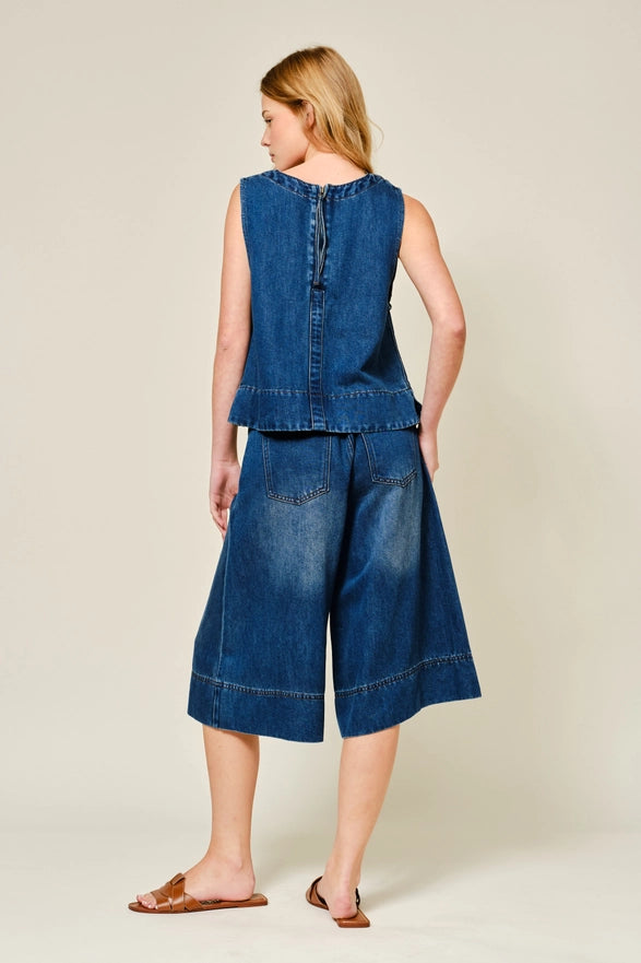 The Theodora Pleated Culotte