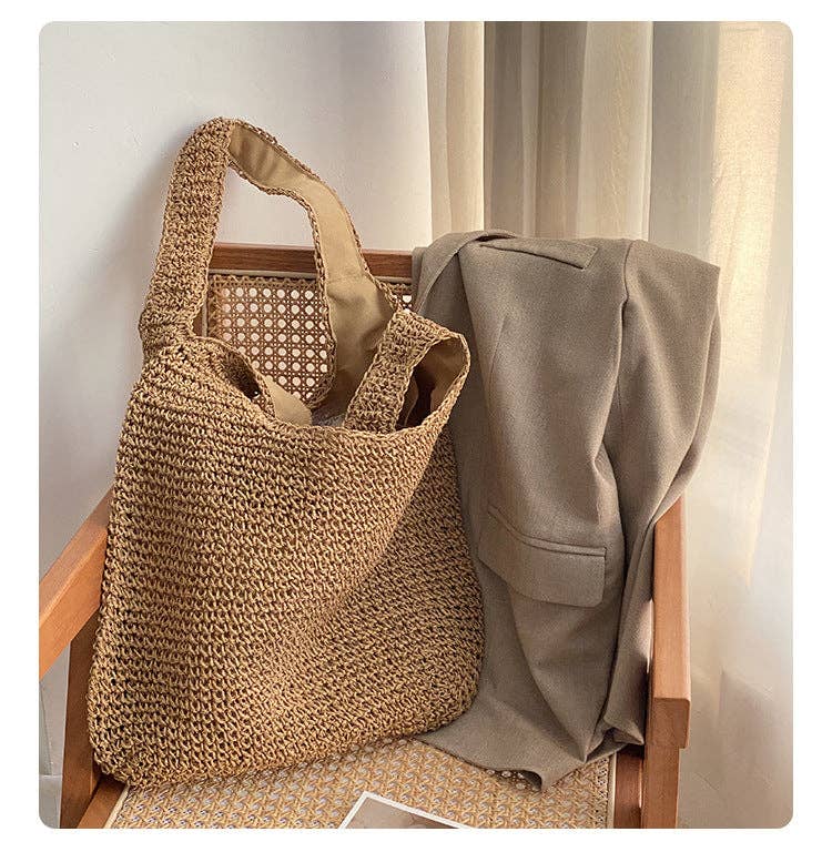 The Summer Woven Shoulder Bag