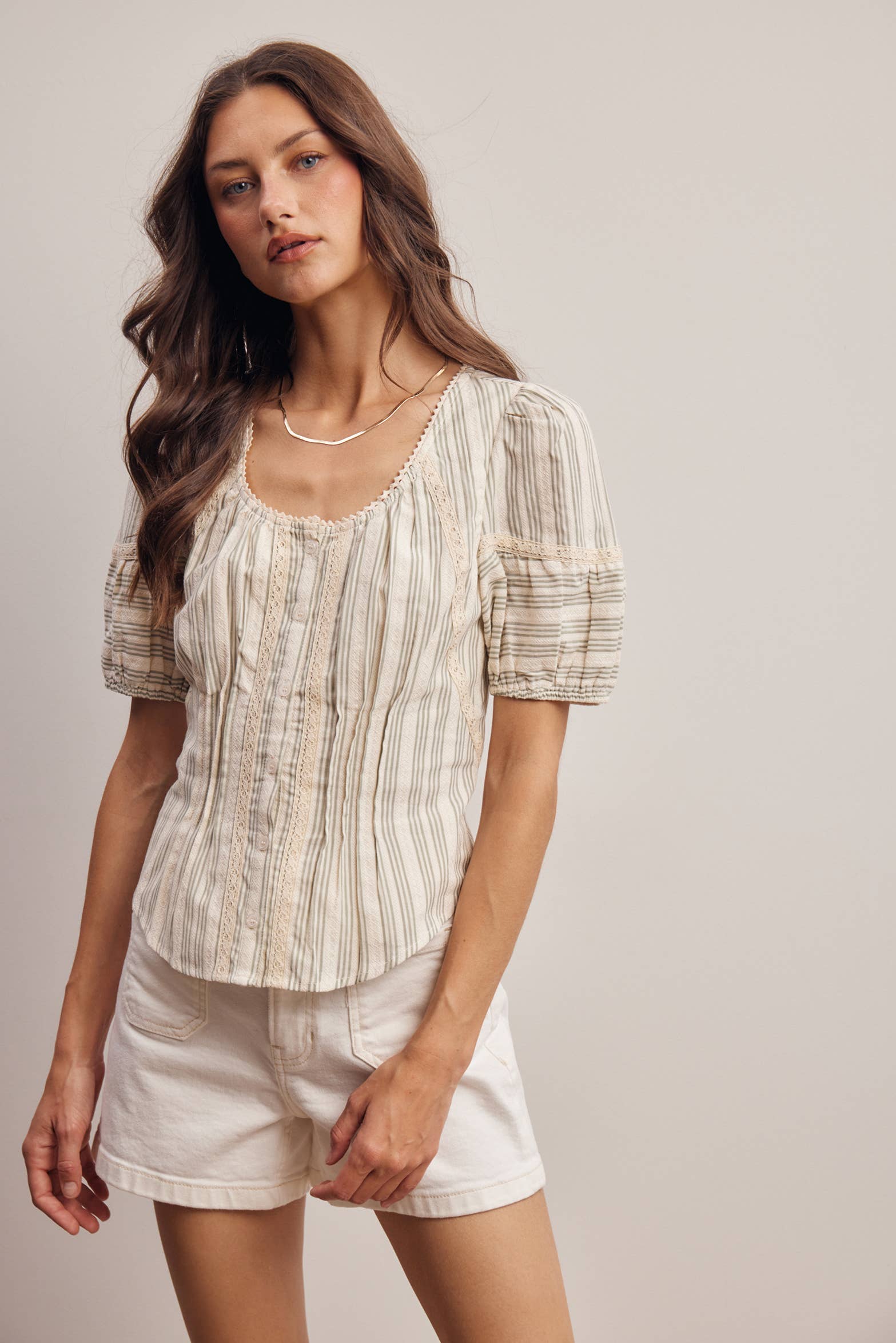 The Rory Stripped Blouse