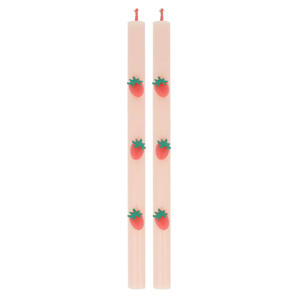 Strawberry Table Candles