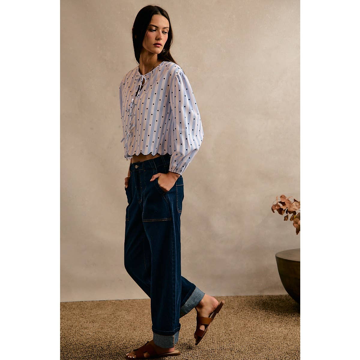 The Tessa Barrel Jean