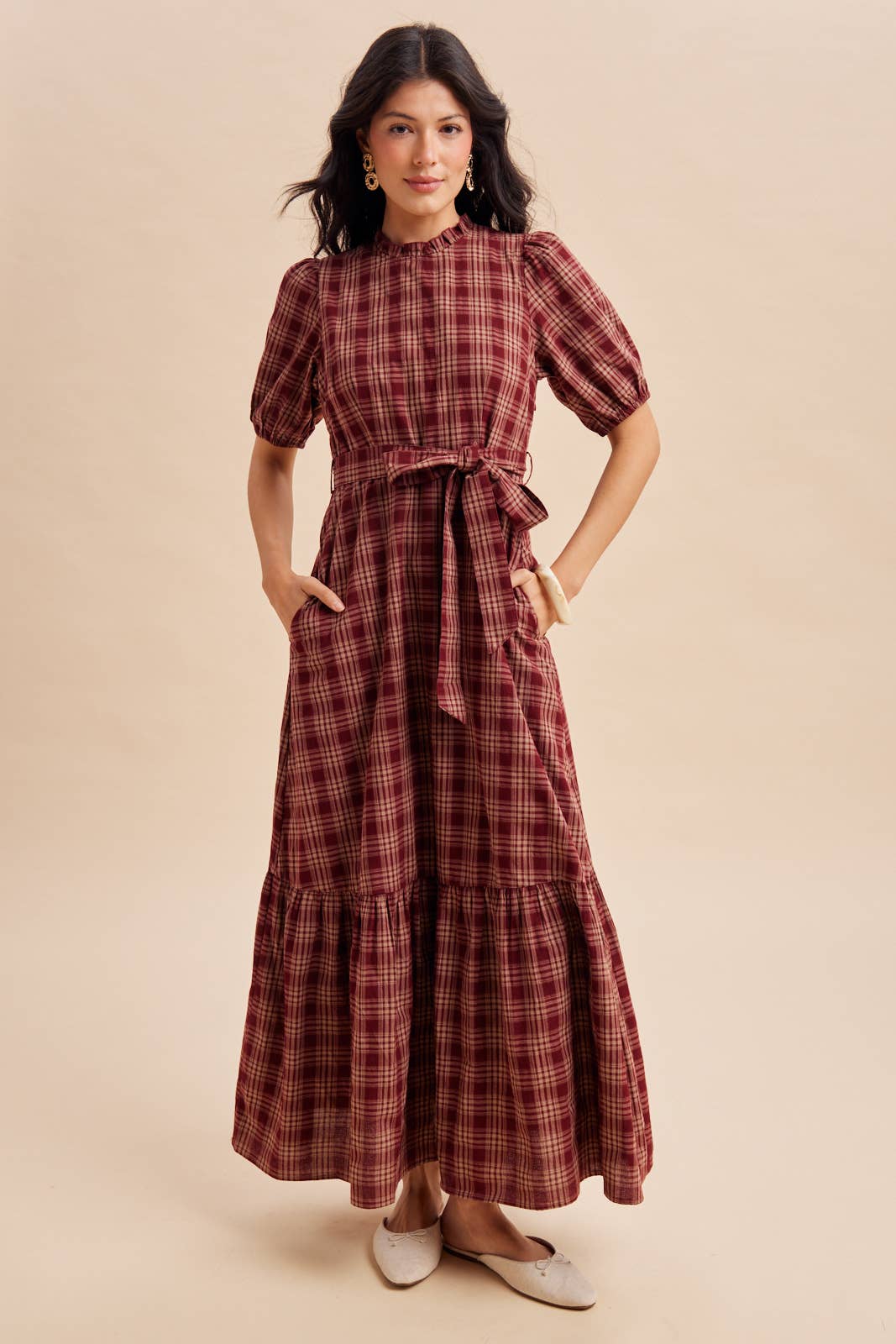 The Scout Plaid Maxi Dress