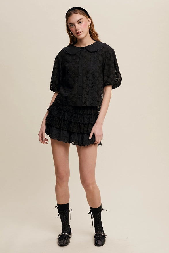 The Viola Lace Short