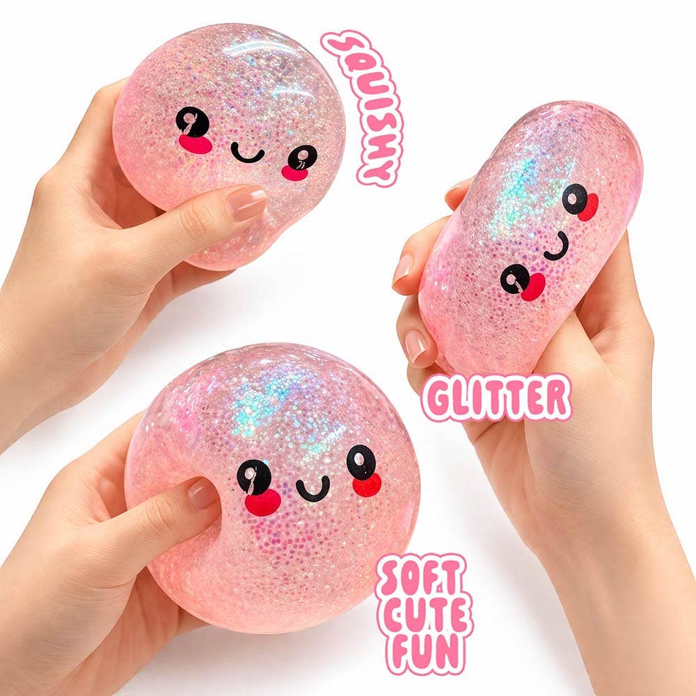 squishy glitter dumpling