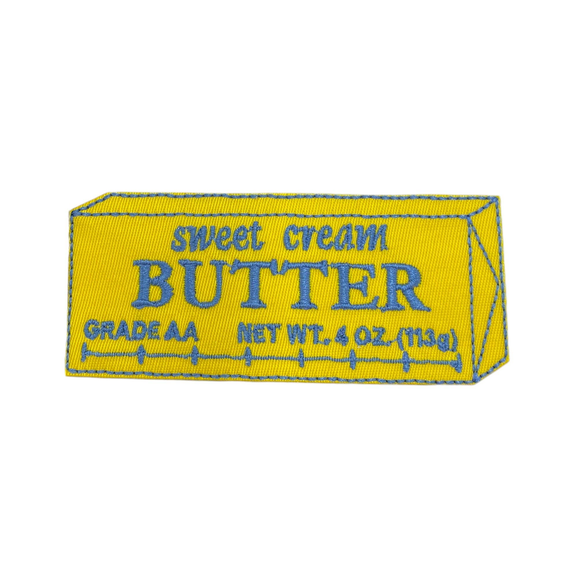 Iron on Patch: Stick of Sweet Cream Butter