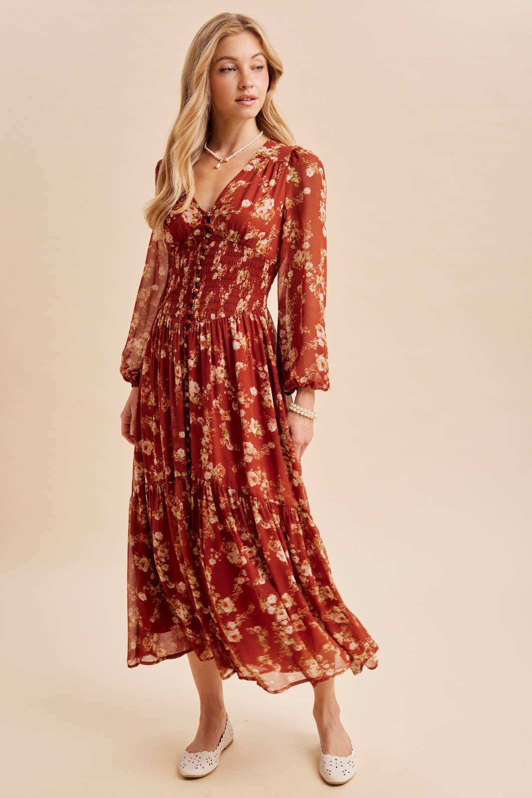 The Winona Floral Dress