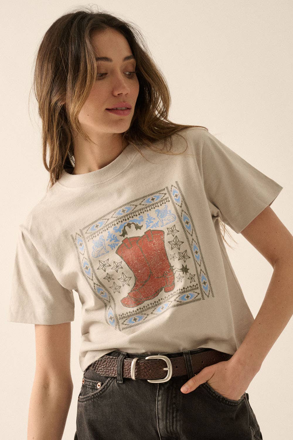 Western Cowboy Graphic Tee