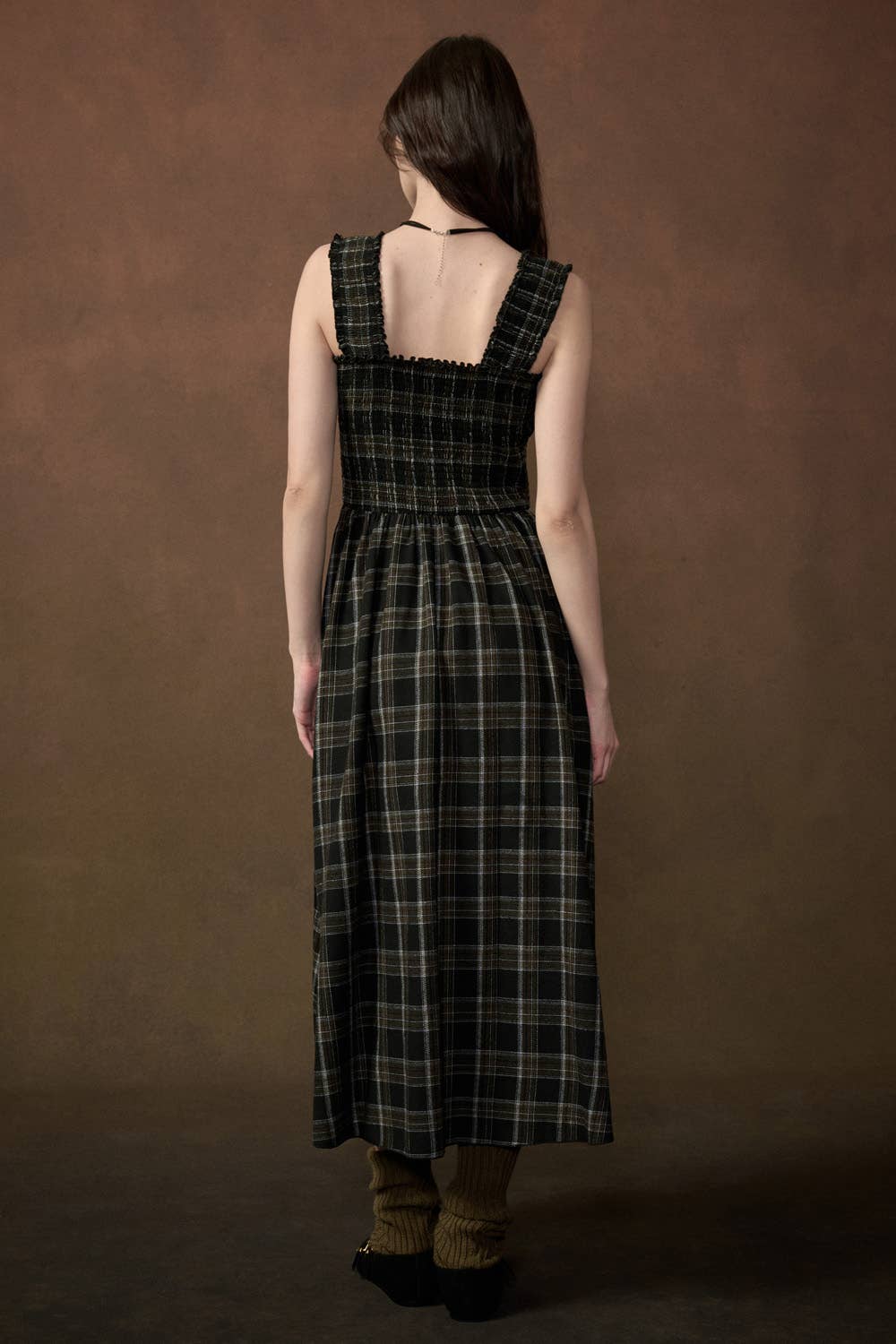 The Claflin Plaid Dress