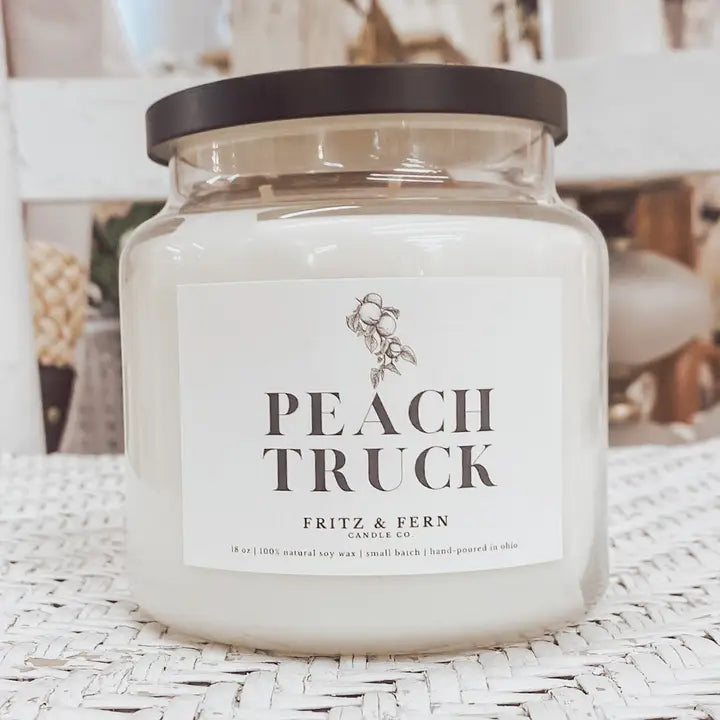 Peach Truck Soy Candle