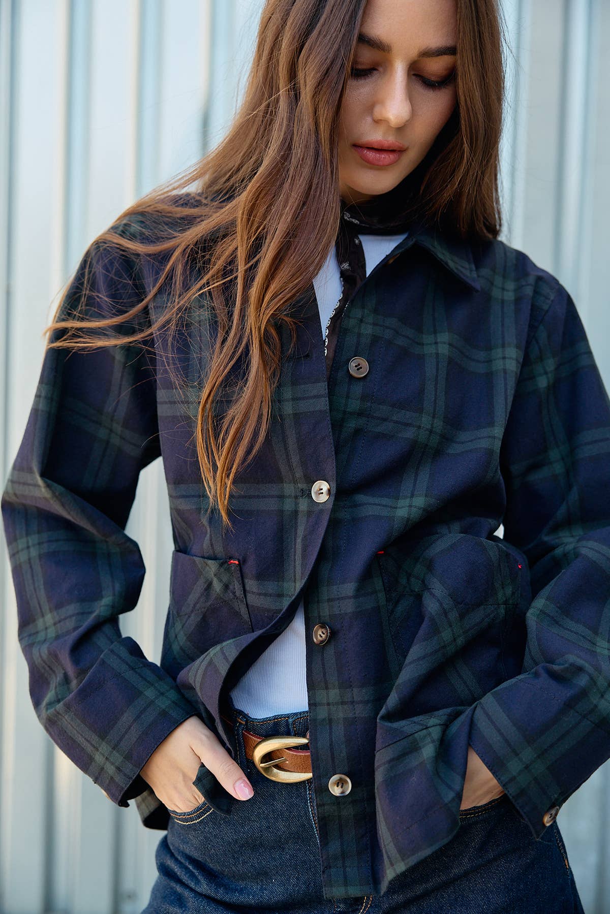 The Mia Plaid Jacket
