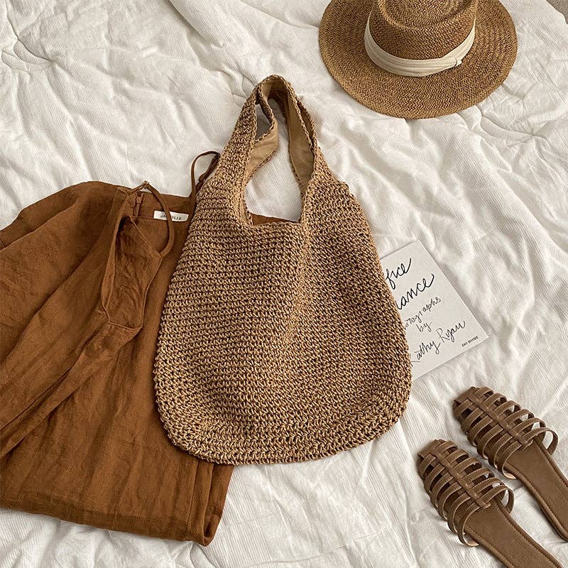 The Summer Woven Shoulder Bag