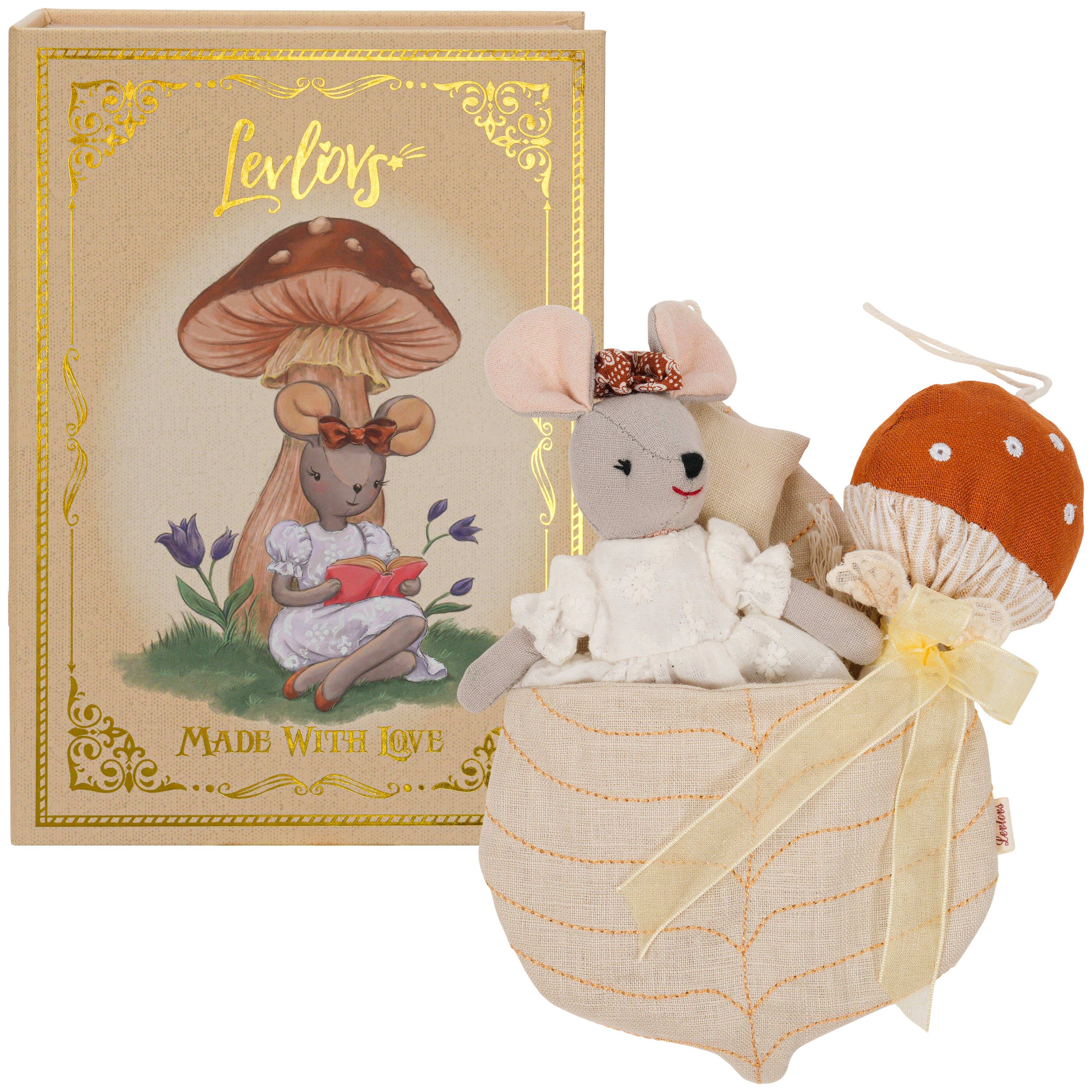 Levlovs Mouse and the Mushroom Wonder Forest Brown Set