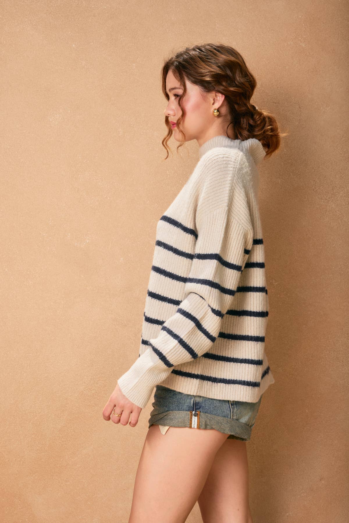 The Bridget High Neck Sweater