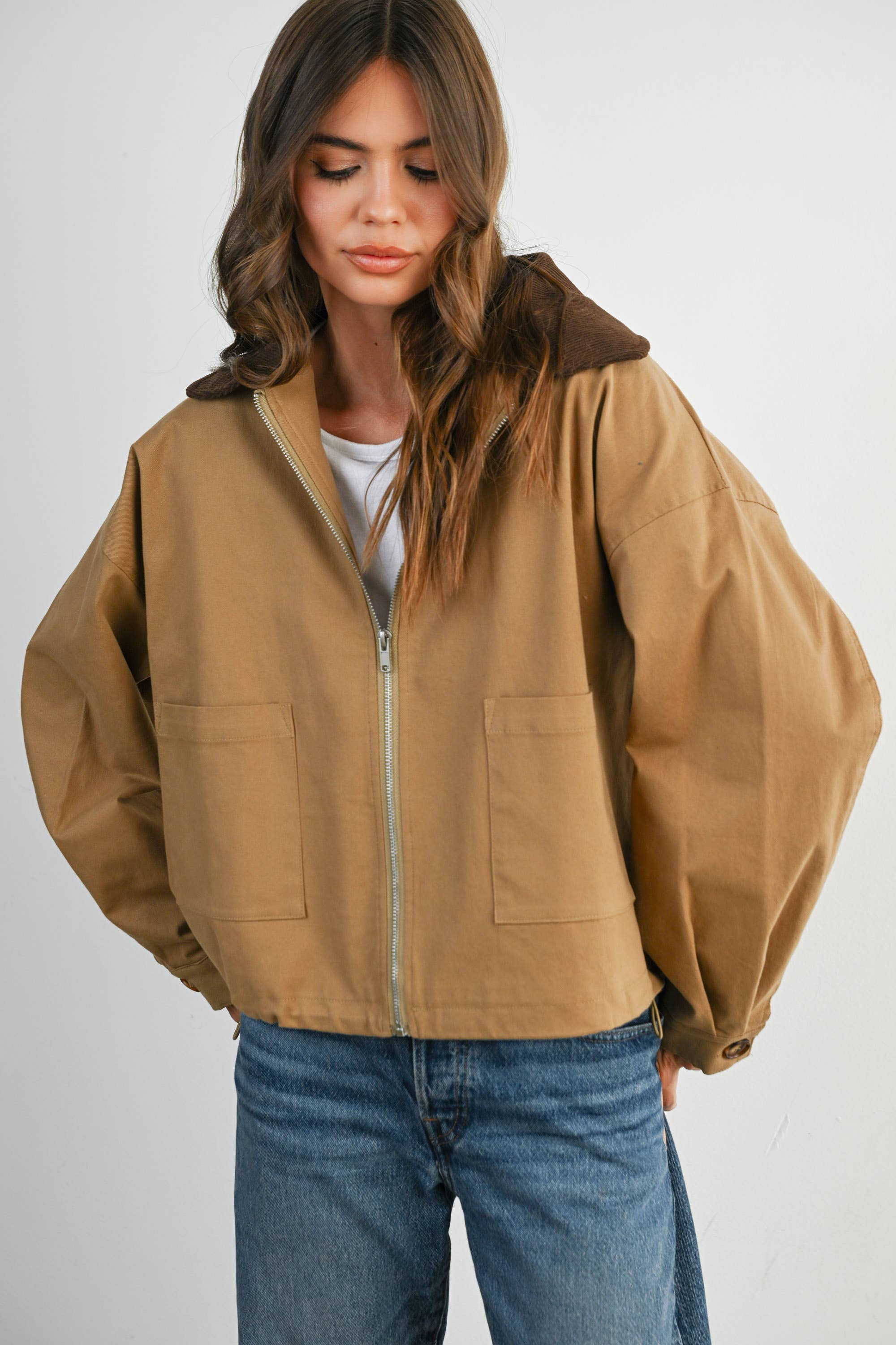 The Johnny Collared Zip-Up Jacket