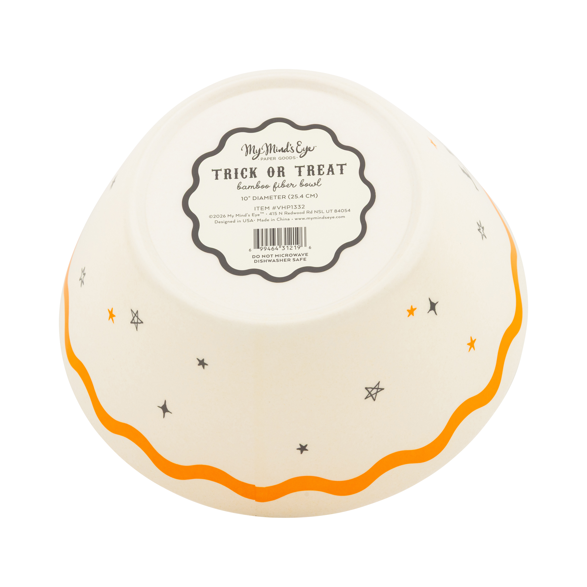 Trick or Treat Bamboo Bowl