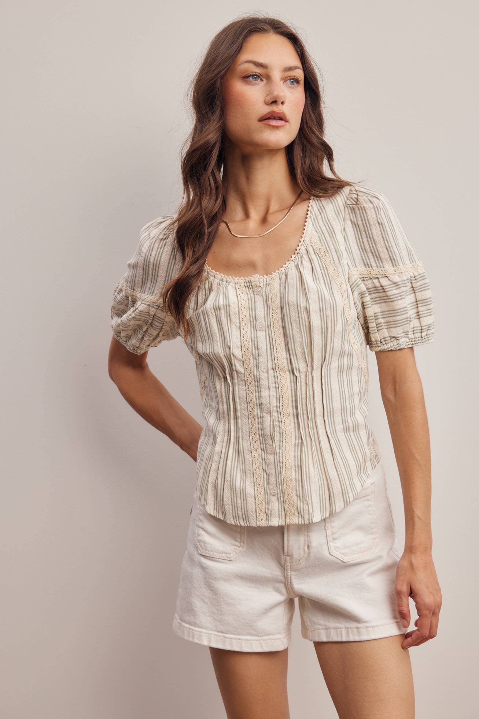 The Rory Stripped Blouse