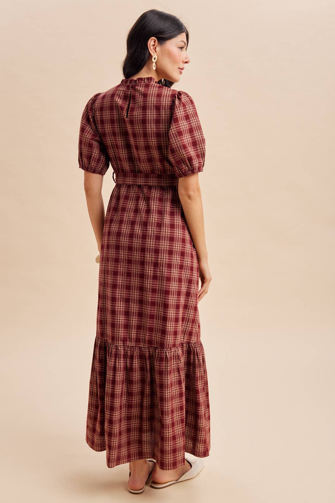 The Scout Plaid Maxi Dress