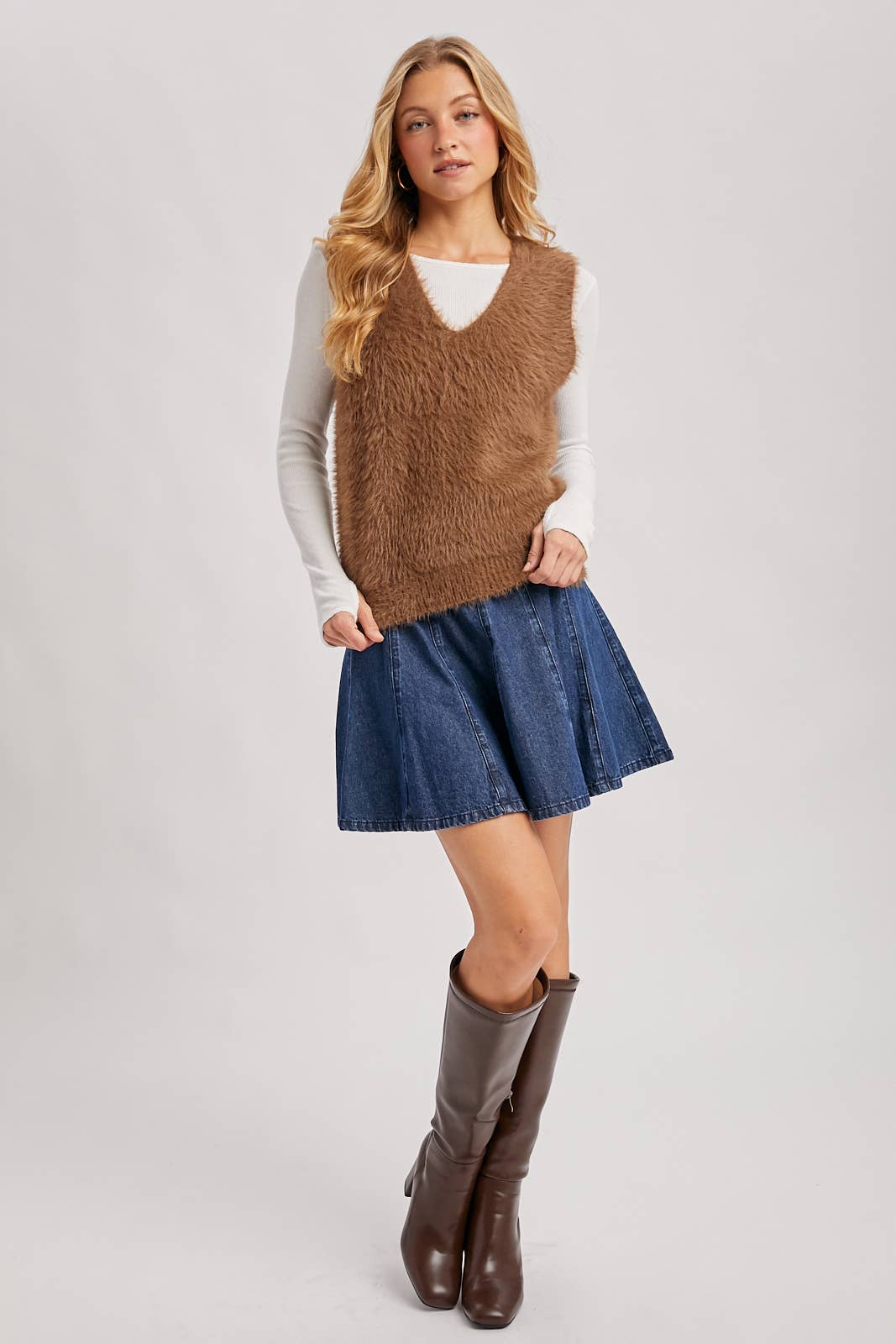 The Treasure Denim Skirt