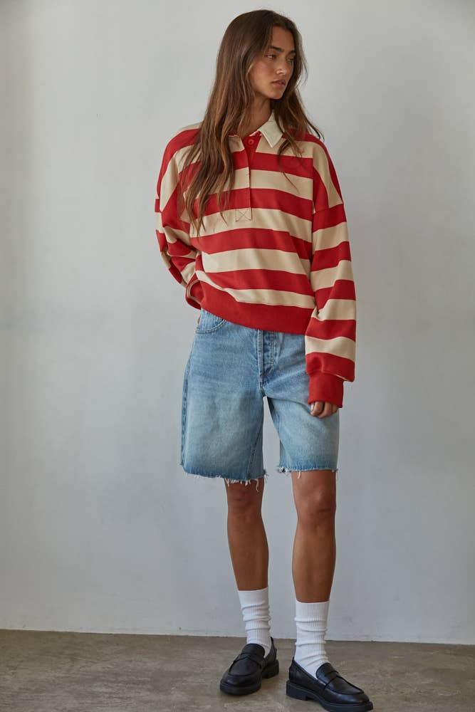 The Valor Knit Striped Top