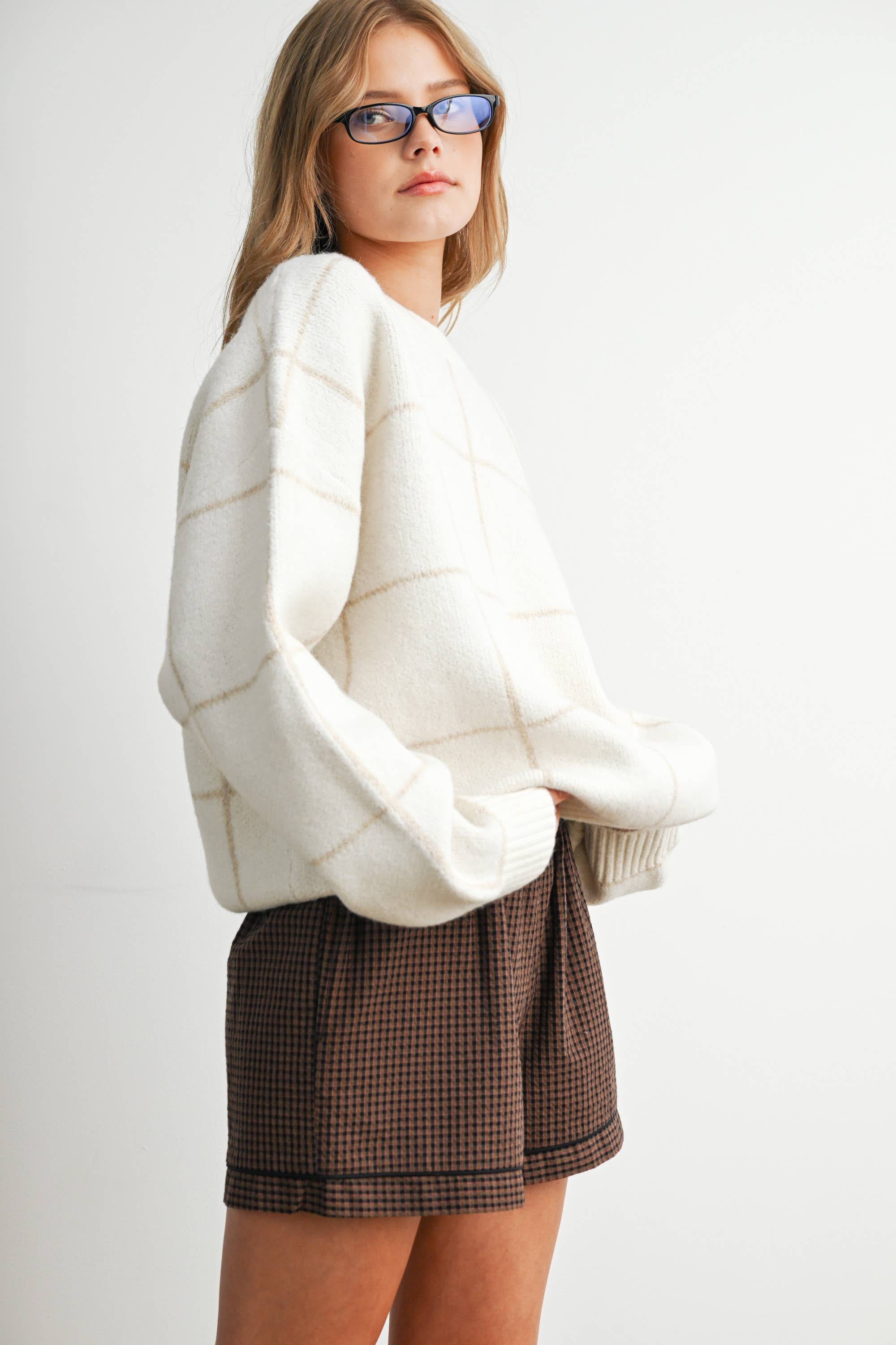 The Lasso Checkered Sweater