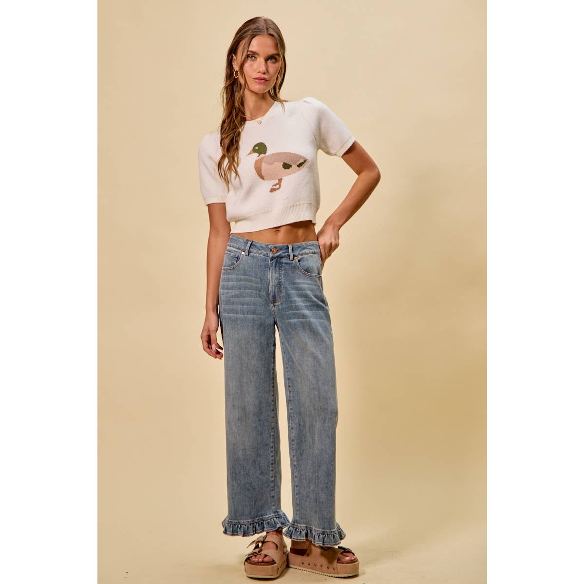 The Tina Ruffled Jean