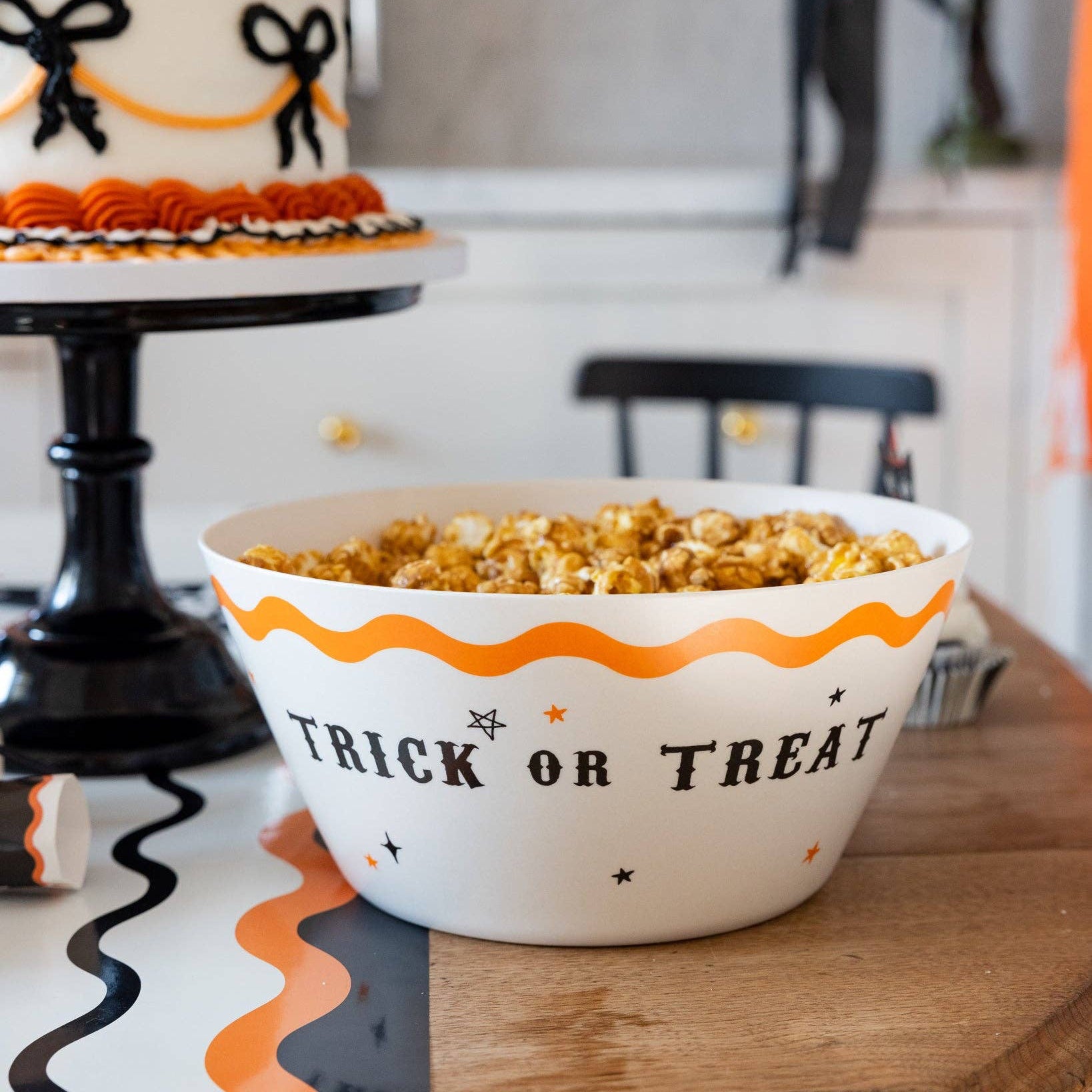 Trick or Treat Bamboo Bowl