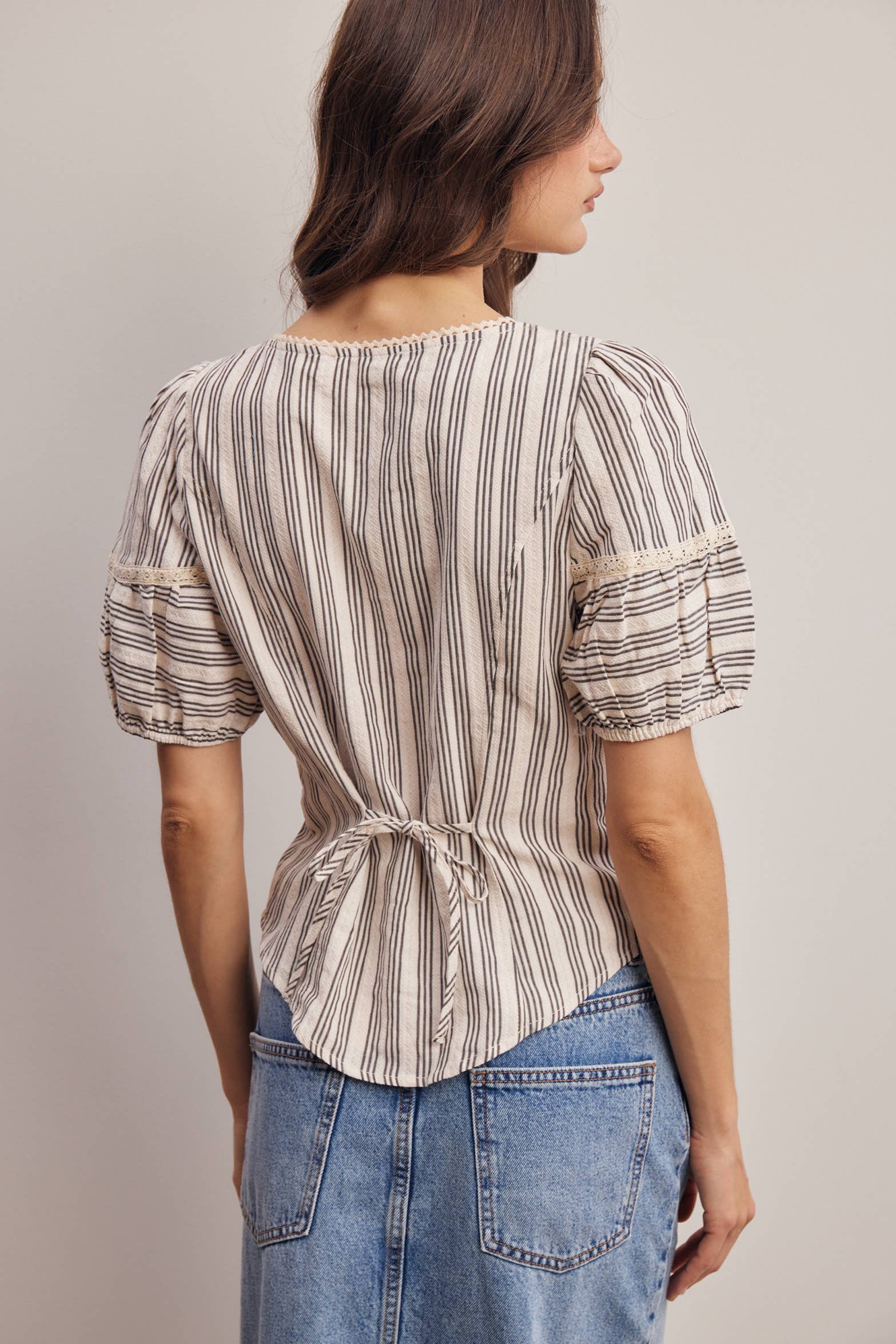The Rory Stripped Blouse