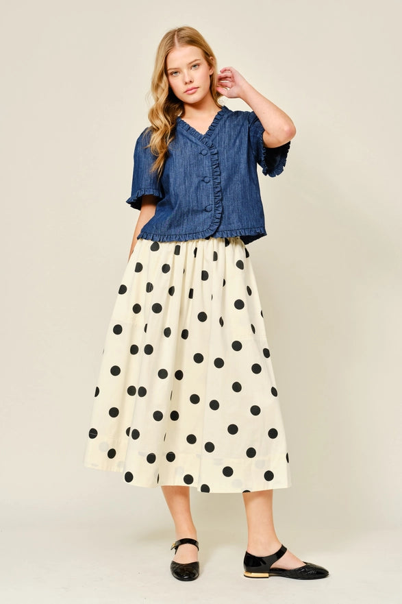 The Poppy Midi Full Skirt