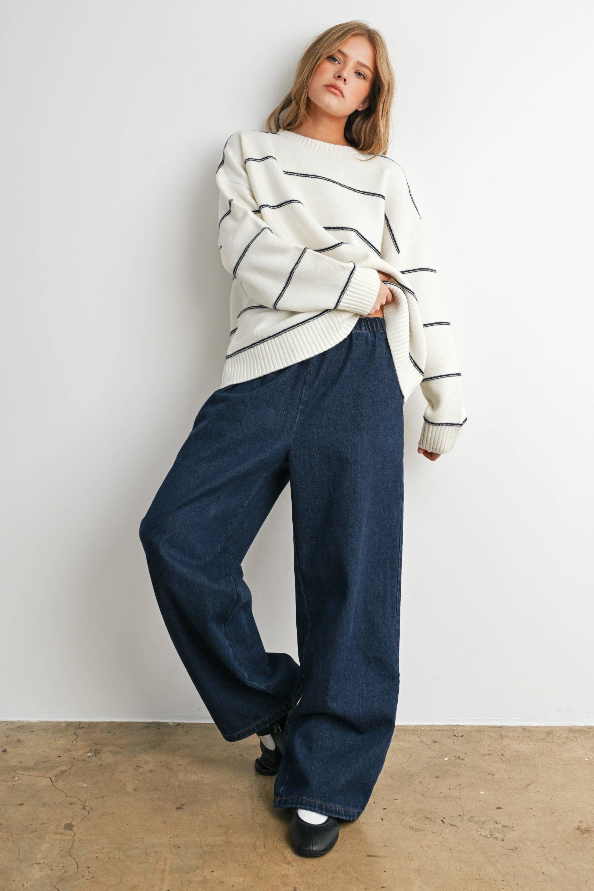 The Cooper Drop Shoulder Sweater