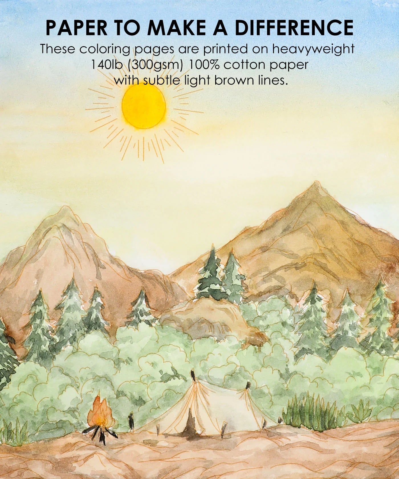 Themed Watercolor Coloring Club Box