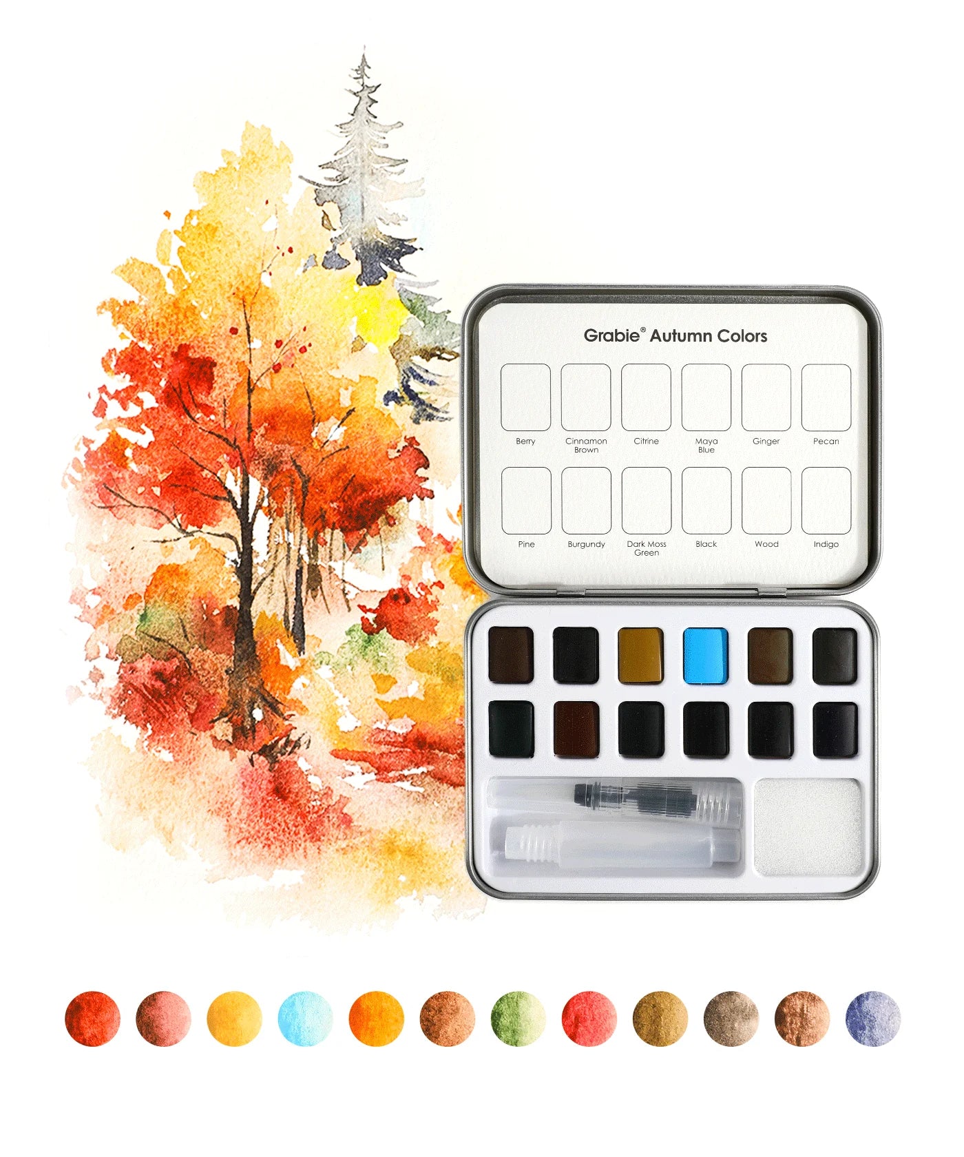 Themed Watercolor Coloring Club Box