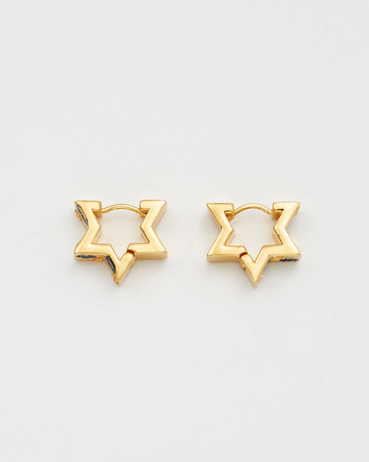 Larkspur Huggie Earrings
