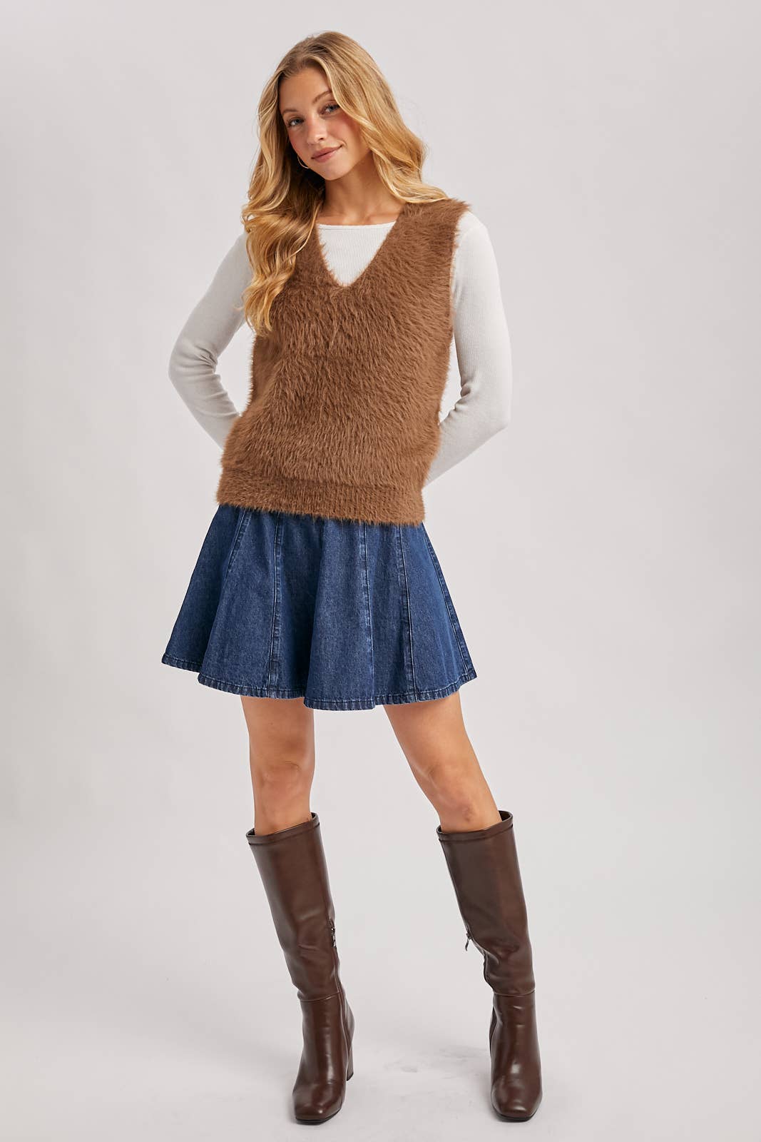 The Treasure Denim Skirt