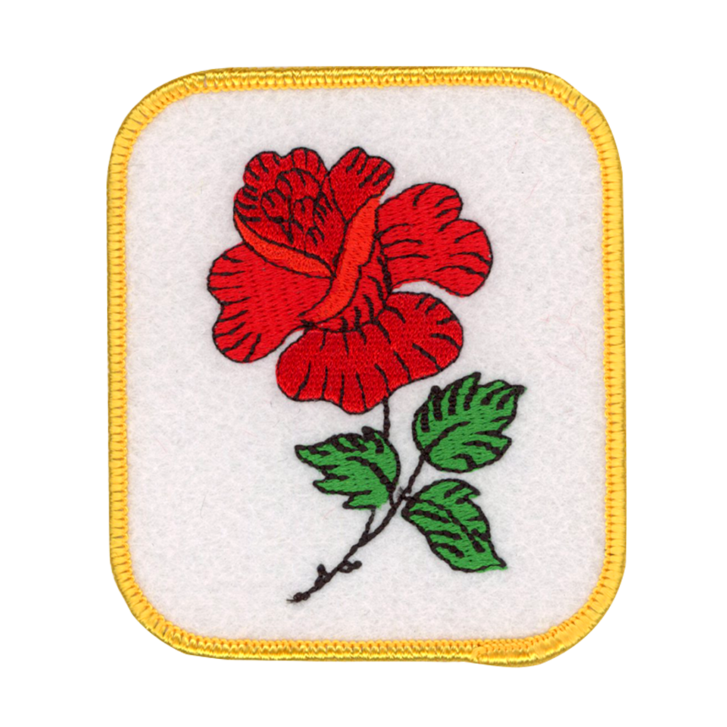 Iron on Patch: Red Rose