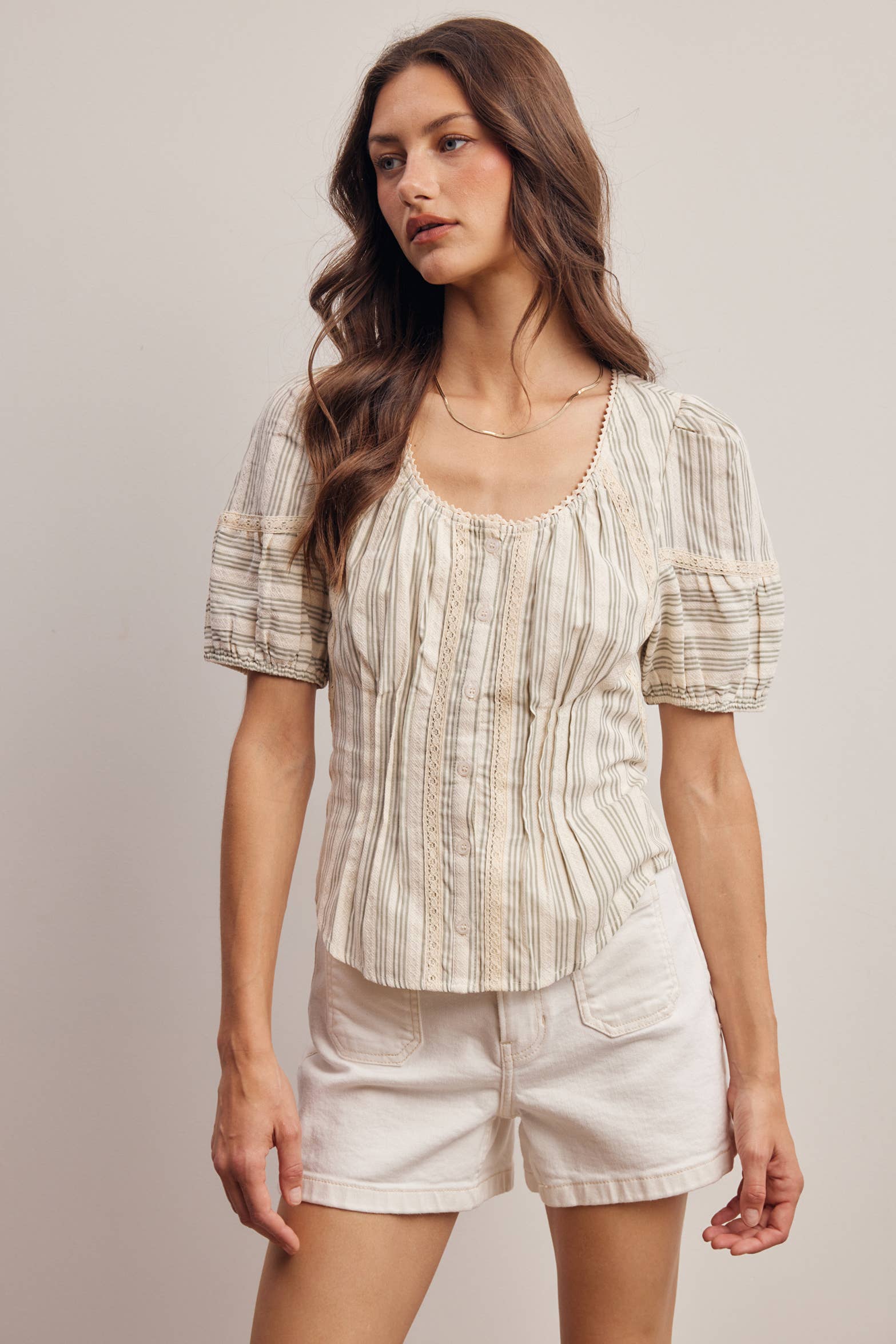 The Rory Stripped Blouse