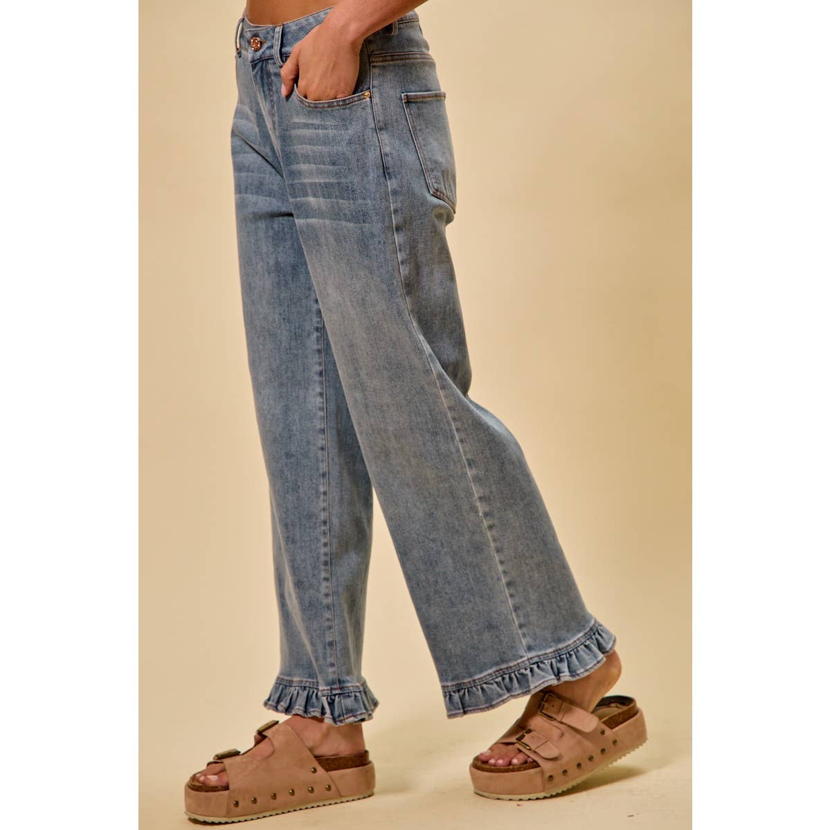 The Tina Ruffled Jean