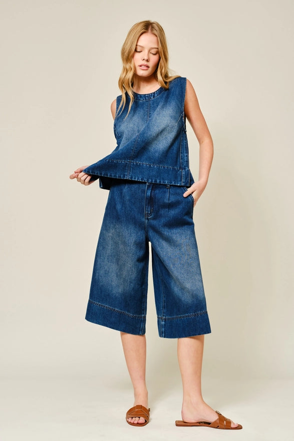 The Theodora Pleated Culotte