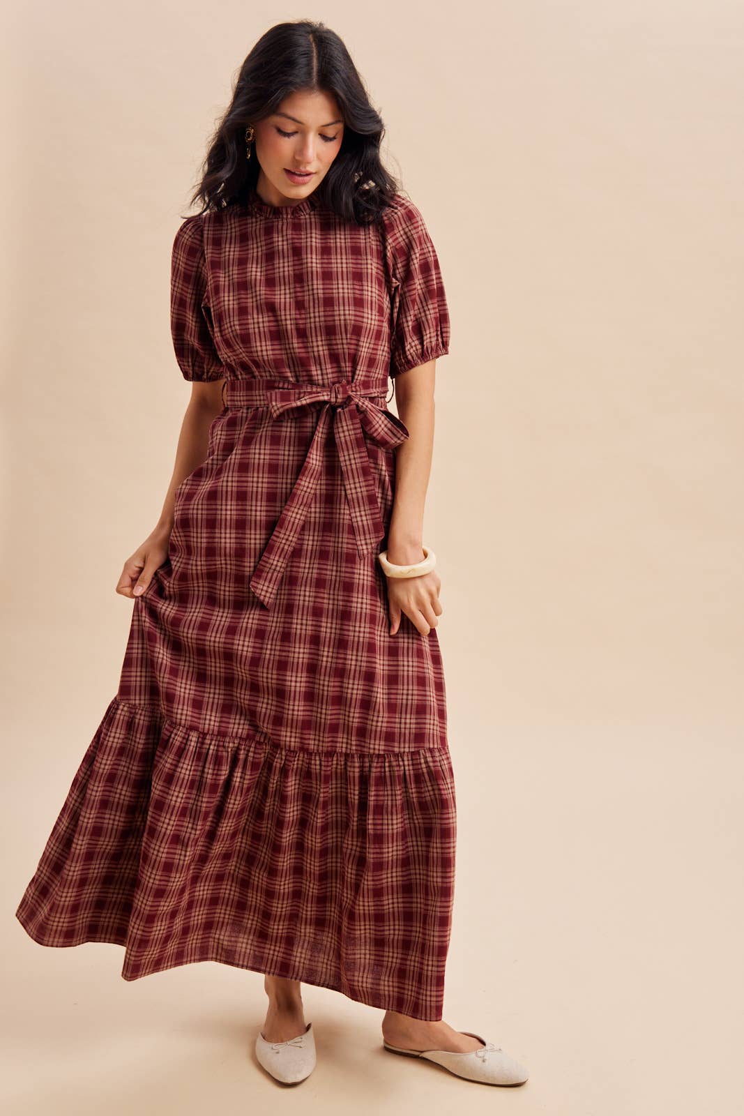 The Scout Plaid Maxi Dress