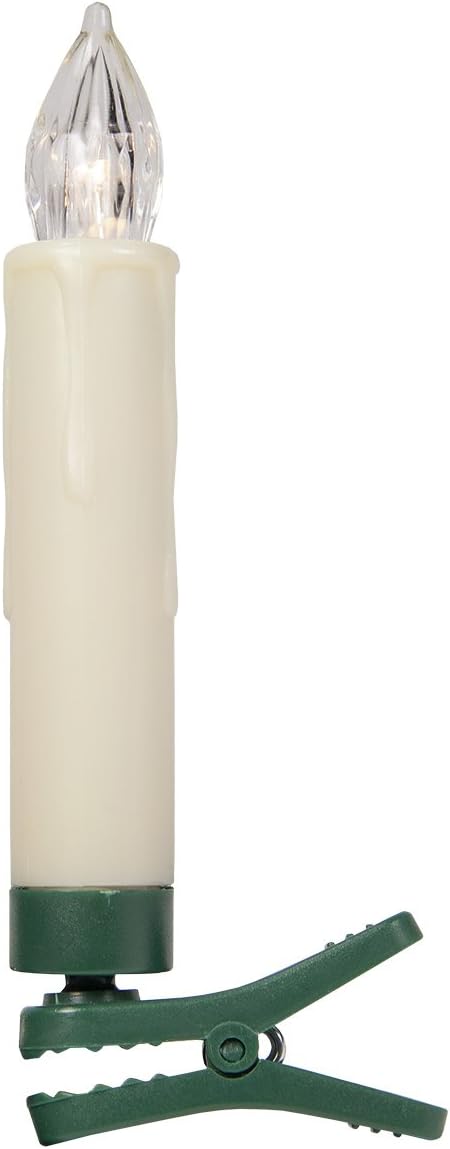 Wintergreen Clip-On Flameless Taper Candles With Remote