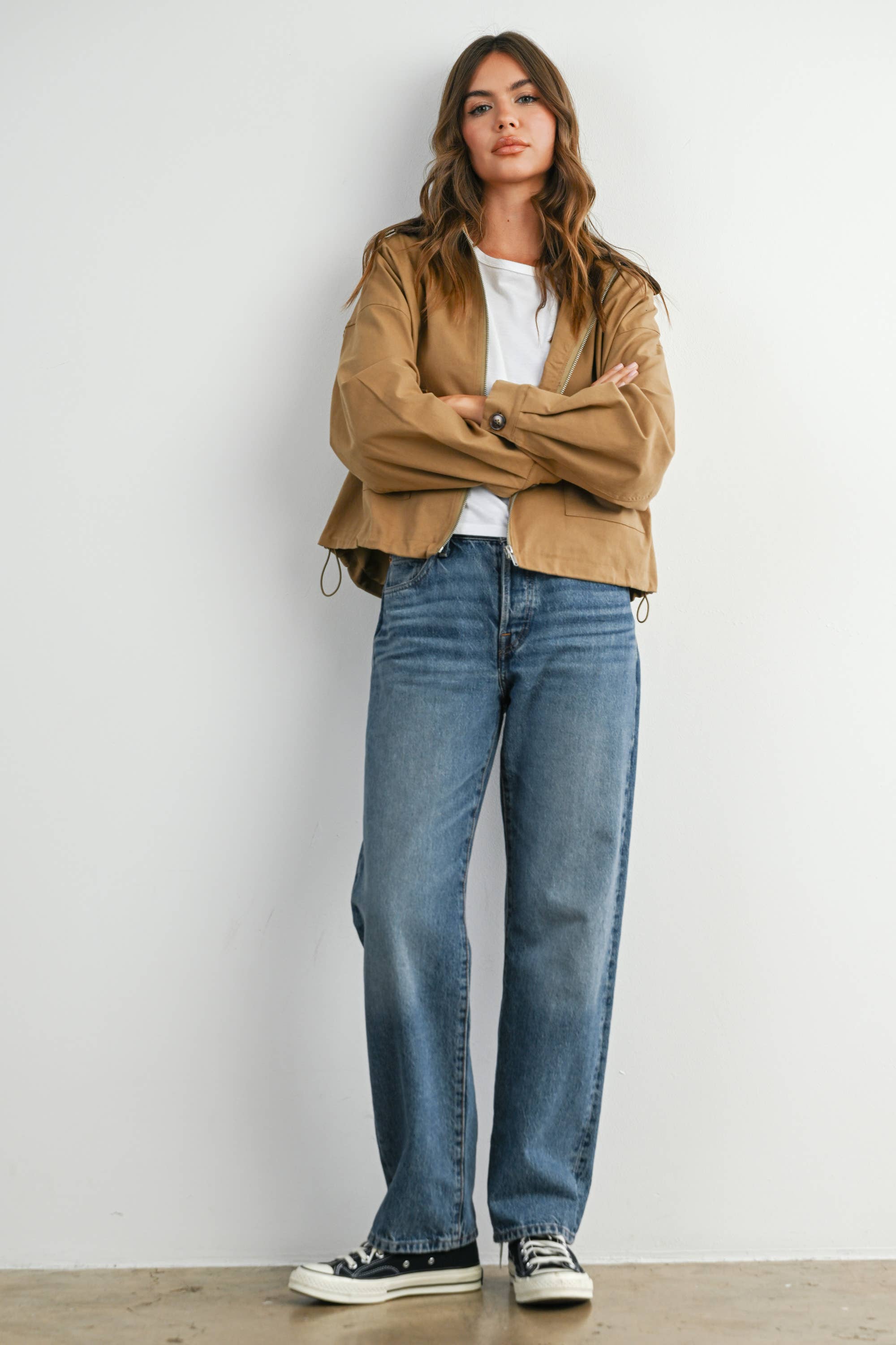 The Johnny Collared Zip-Up Jacket