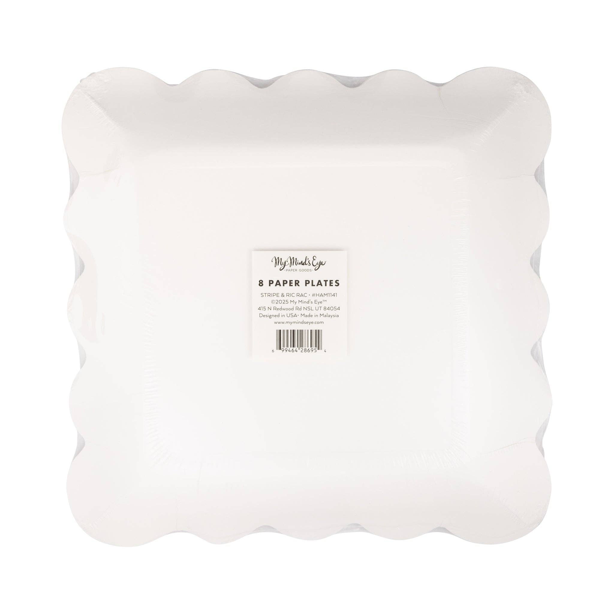 Hamptons Stripes Paper Plate