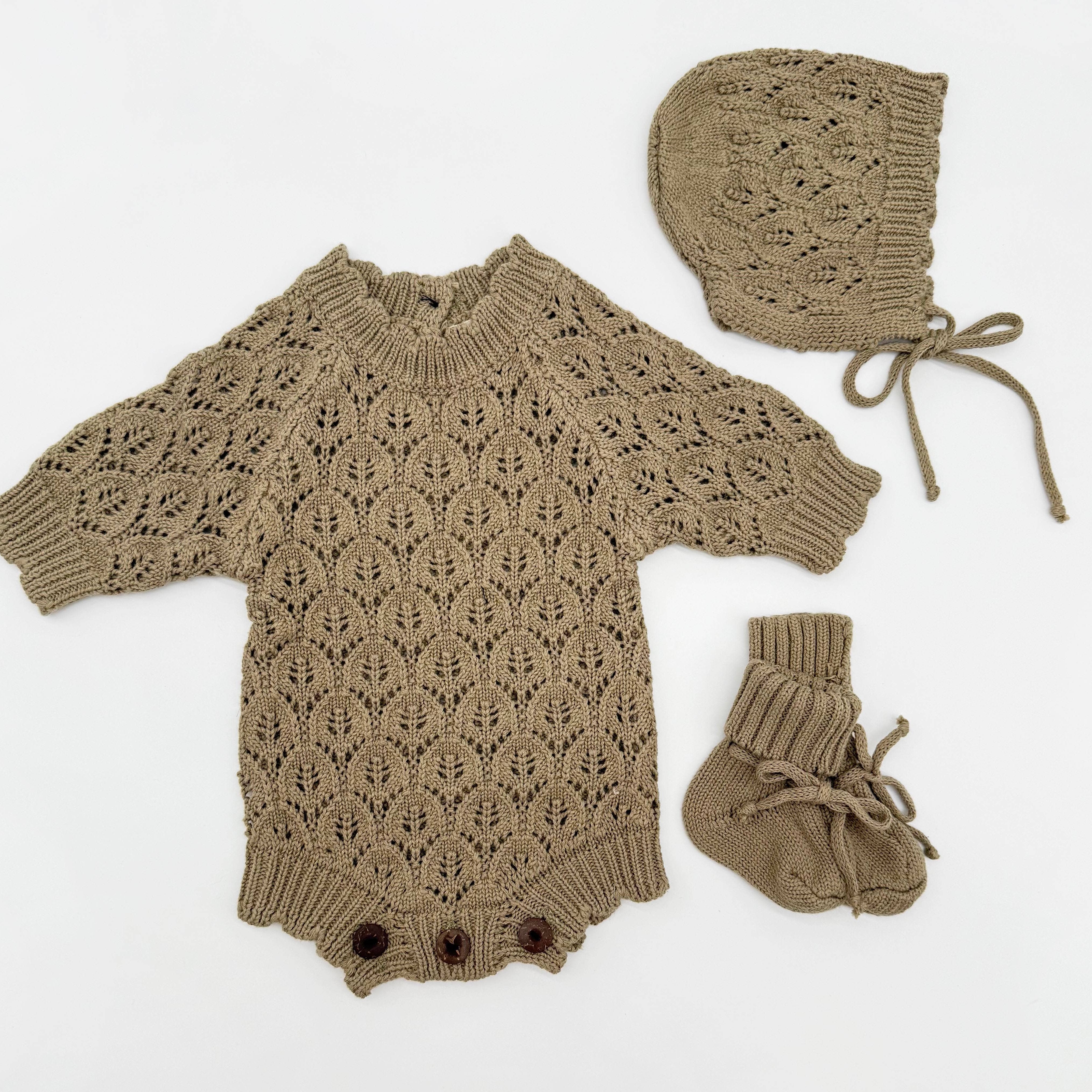 The Willow Lacey Knit Romper